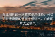 白虎图片的一次真实使用体验：分类页与搜索页的使用手感对比，白虎图片大全霸气