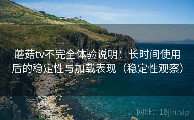 蘑菇tv不完全体验说明：长时间使用后的稳定性与加载表现（稳定性观察）