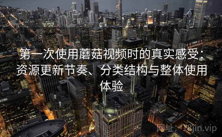 第一次使用蘑菇视频时的真实感受：资源更新节奏、分类结构与整体使用体验